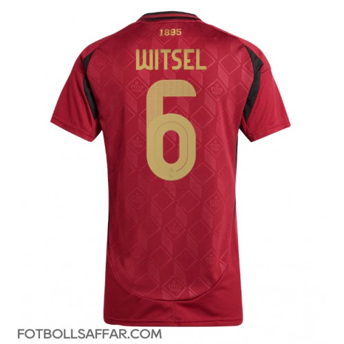 Belgien Axel Witsel #6 Hemmatröja Dam EM 2024 Kortärmad